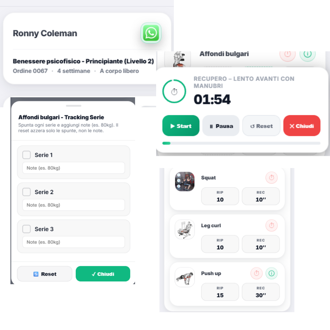 Anteprima Web App SchedaFit